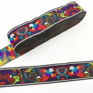 Vintage Ethnic Embroidery Ribbon 33mm 7 Meters 95 S311744032cbc4d50a593db21ace02014f