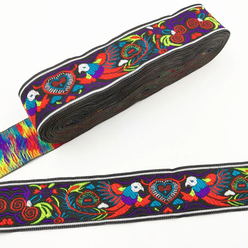 Vintage Ethnic Embroidery Ribbon 33mm 7 Meters 38 Vintage Ethnic Embroidery Ribbon 33mm 7 Meters - Image 38