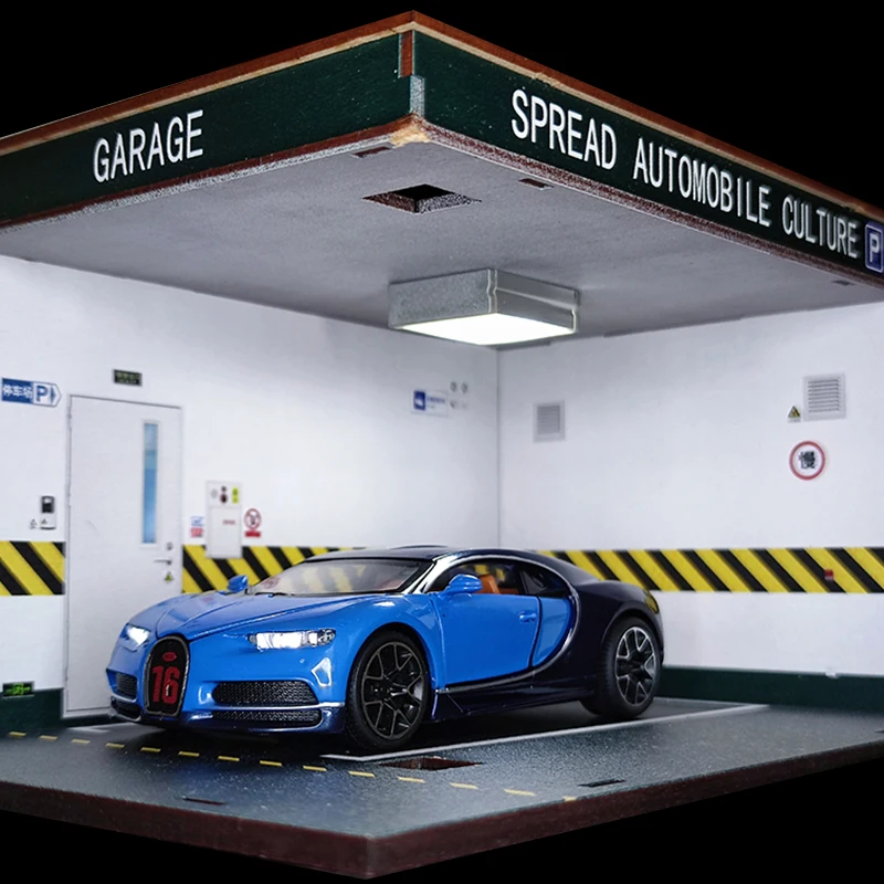 1:32 Diecast Bugatti Chiron Blue Model Car 4 1:32 Diecast Bugatti Chiron Blue Model Car - Image 4