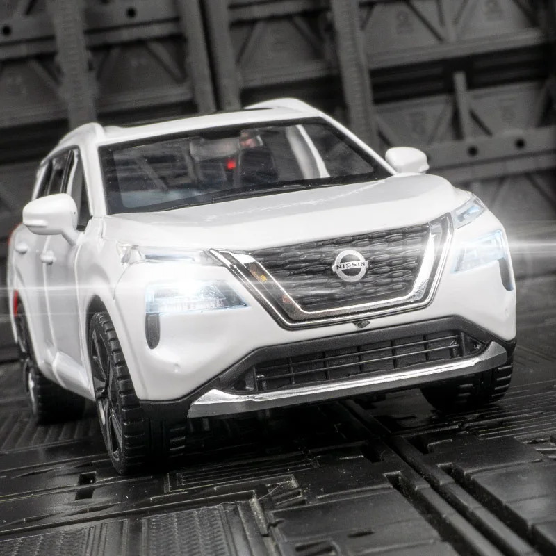 1:32 Nissan X-Trail SUV Diecast Model White 3 1:32 Nissan X-Trail SUV Diecast Model White - Image 3