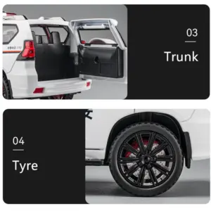 1/24 Scale Toyota Land Cruiser Prado Police Model 13 S31add0ff370c45f2bc7fa16d0db39ae1e