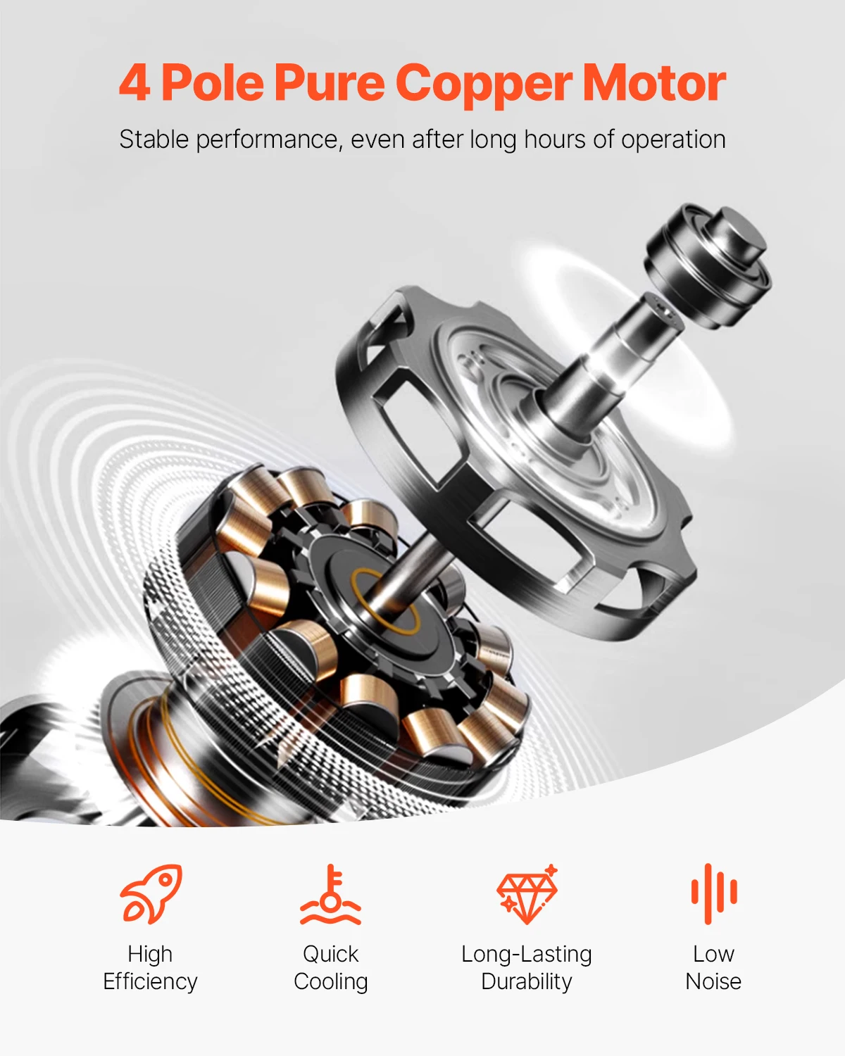 VEVOR Vacuum Pump with 0.35 qt Oil Bottle 3 VEVOR Vacuum Pump with 0.35 qt Oil Bottle - Image 3