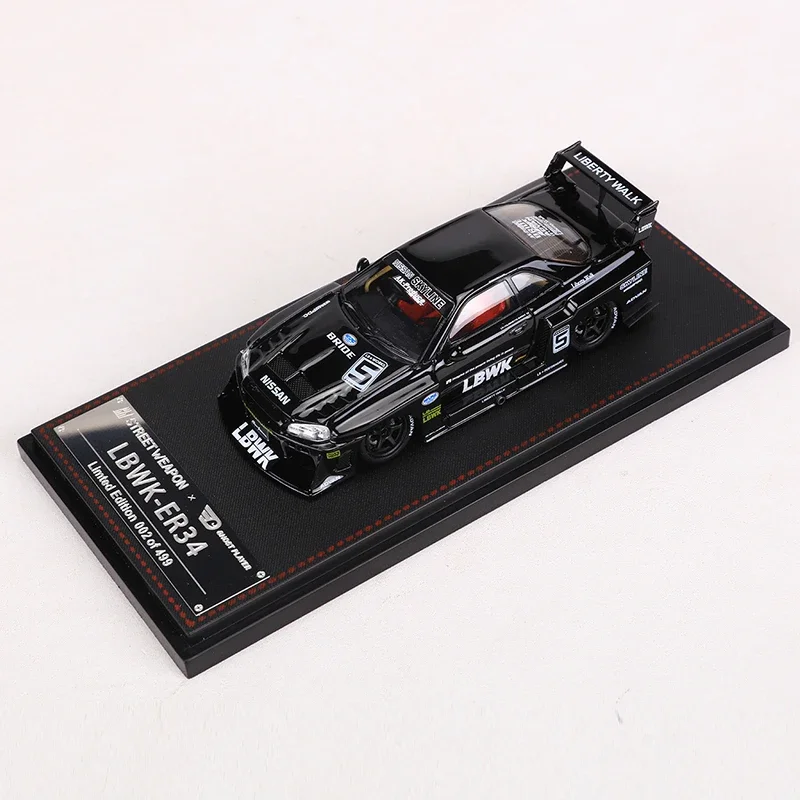 Nissan Skyline R34 Black 1:64 Diecast Model 3 Nissan Skyline R34 Black 1:64 Diecast Model - Image 3