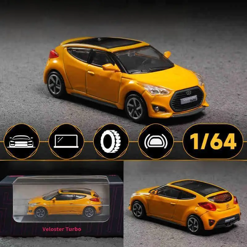 1:64 Scale Hyundai Veloster Turbo Diecast Model 2 1:64 Scale Hyundai Veloster Turbo Diecast Model - Image 2