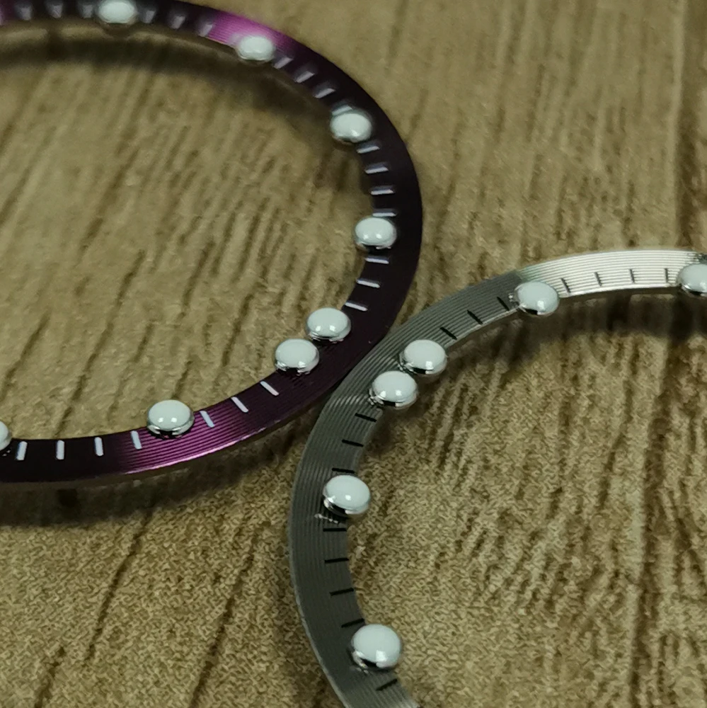 28.5mm Silver Stainless Steel Watch Bezel 7 28.5mm Silver Stainless Steel Watch Bezel - Image 7