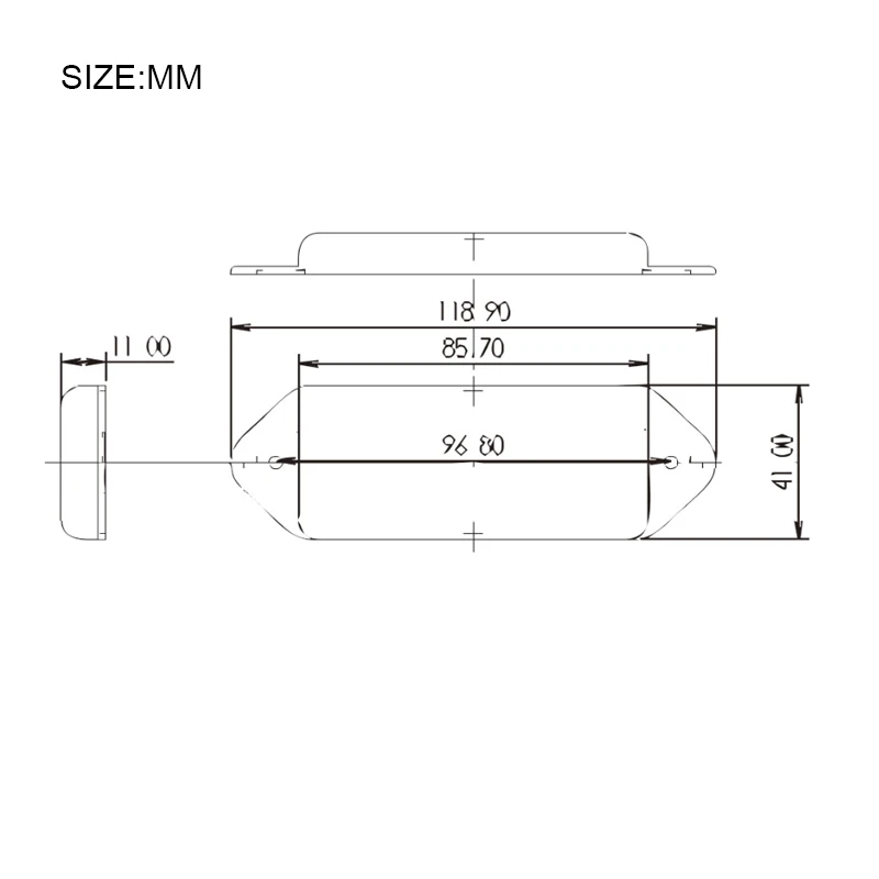 Dog Ear P90 Style Pickup Cover Set 2Pcs 5 Dog Ear P90 Style Pickup Cover Set 2Pcs - Image 5