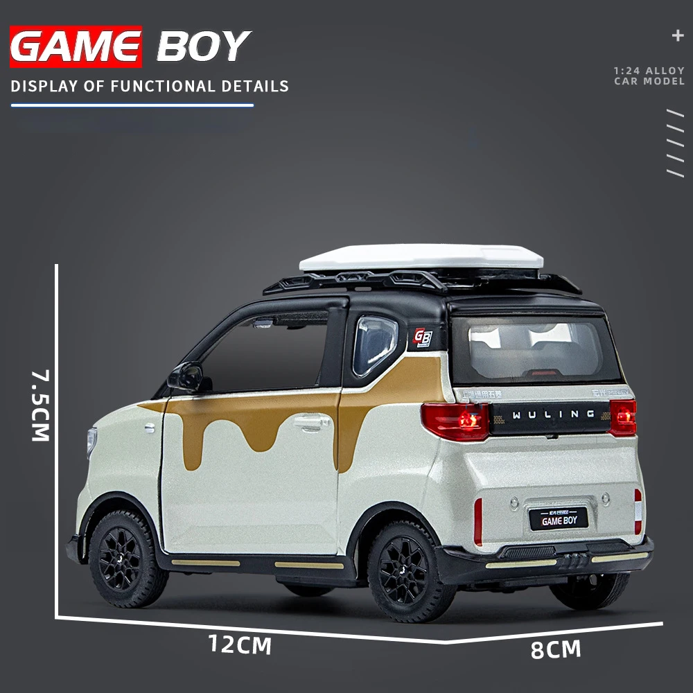 WuLing MINI EV Game Boy Diecast Model 1:24 4 WuLing MINI EV Game Boy Diecast Model 1:24 - Image 4