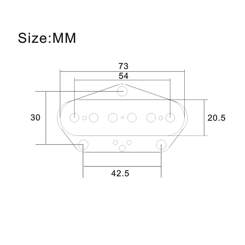Black Tele Lead Sound Bridge Pickup TL Model 5 Black Tele Lead Sound Bridge Pickup TL Model - Image 5