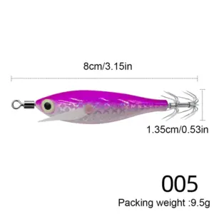 Luminous Squid Fishing Lure 8cm for Anglers 21 S32de73156496464aa0ee772351326e34y
