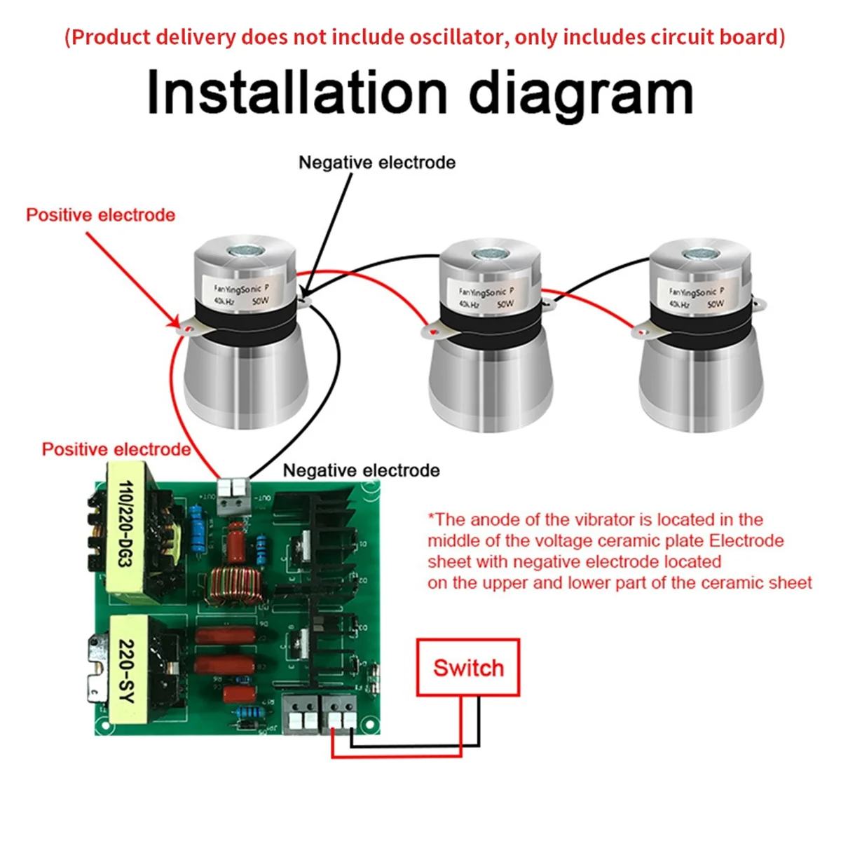 Ultrasonic Cleaner Circuit Board 220V 40KHz 4 Ultrasonic Cleaner Circuit Board 220V 40KHz - Image 4