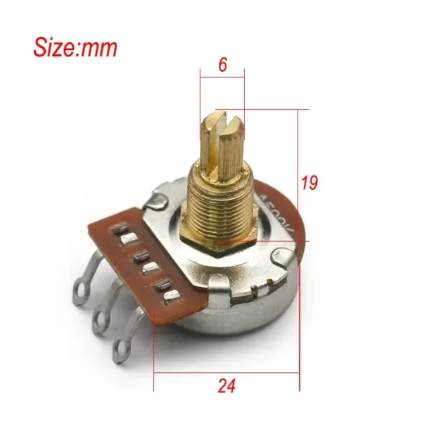 Guitar Potentiometer Set 20pcs A500K B500K A250K B250K - Image 2