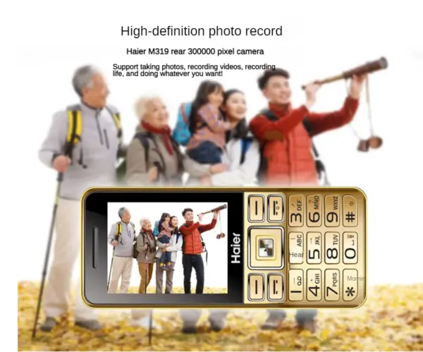 Haier M319 Push Button Mobile Phone in 4 Colors - Image 2