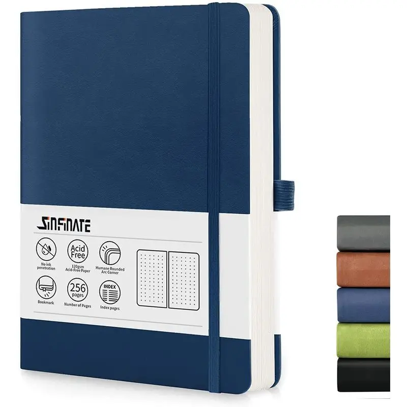 A5 Dotted Notebook with PU Leather Cover 8 A5 Dotted Notebook with PU Leather Cover - Image 8