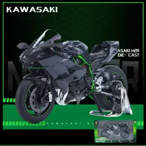 1:9 Kawasaki H2R Ninja Motorcycle Model Collectible 15 S3414f50cd8cb4cec8536db39ddafd387M