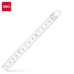 Deli Stainless Steel Ruler Set - 10cm, 20cm, 30cm 15 S344d3a5db5d341f59b49d927da66892aM