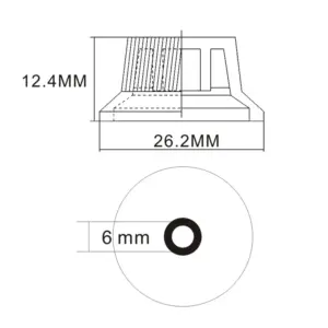 Set of 12 Vintage Guitar Speed Control Knobs 27 S34584f895aa94486938652bbeaae52a24