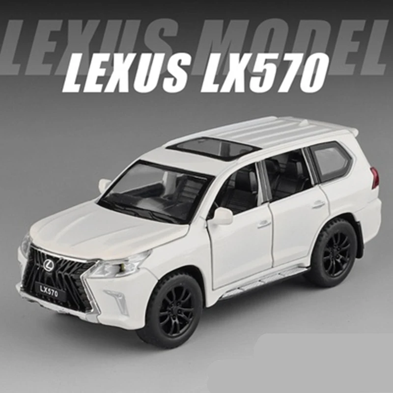 1:32 Lexus LX570 SUV Diecast Model Black 10 1:32 Lexus LX570 SUV Diecast Model Black - Image 10
