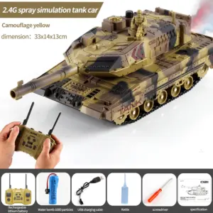 2.4G Remote Control Simulation Tank Model TCS10 15 S34f78c223ded415da43a206a609ada74G