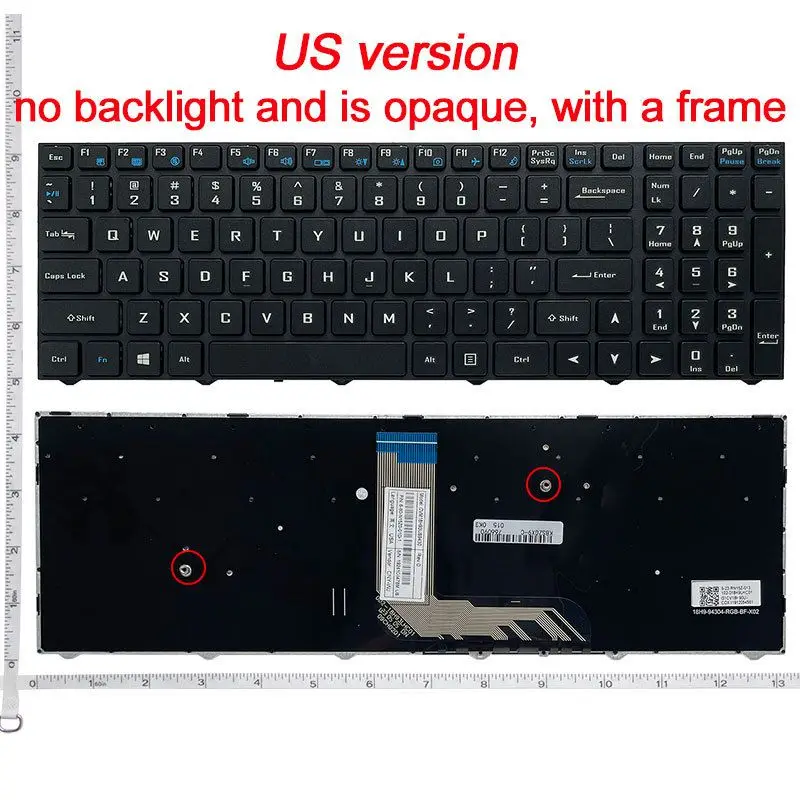 Backlit Keyboard for Clevo Models N250 N650 N850 N950 N750 N957 PA70 P950 N857 N855 N960 6 Backlit Keyboard for Clevo Models N250 N650 N850 N950 N750 N957 PA70 P950 N857 N855 N960 - Image 6