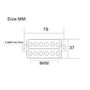Electric Guitar Humbucker Pickup Dual-Coil 7K 7.5K 13 S353bd703485348e0ba24ebda659fc338n