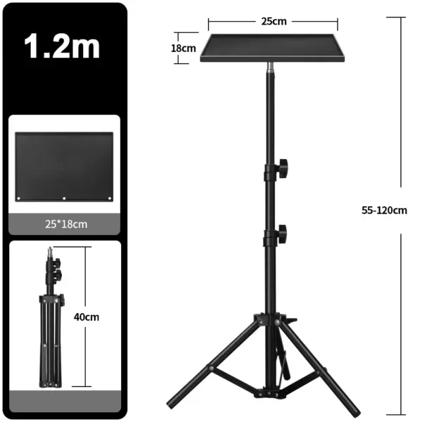 Adjustable Projector Tray Stand for Devices - Image 8