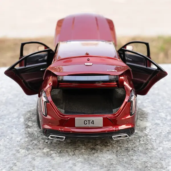 1/18 Scale Red GM CT4 Diecast Model Car - Image 6