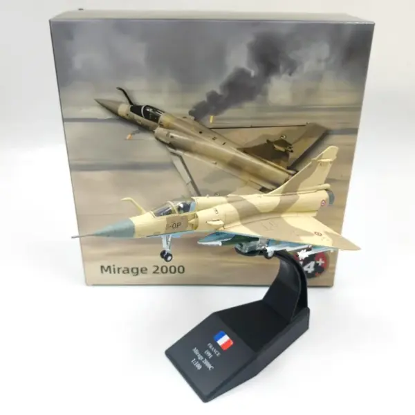 Diecast 1:100 Mirage 2000C Aircraft Model - Image 2