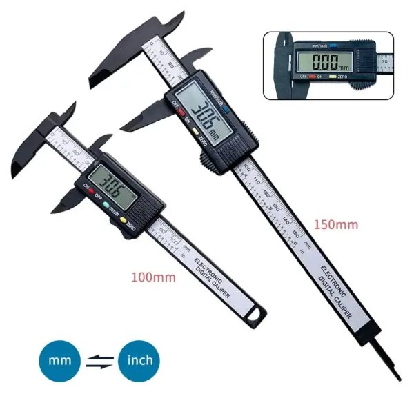 Digital Caliper 150mm with LCD Display - Image 2
