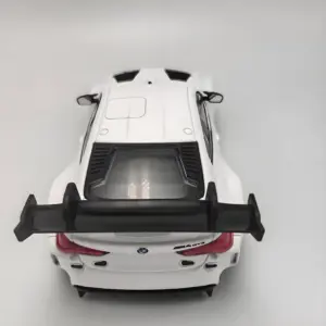 1:24 BMW M4 GT3 Matte Black and Gloss White Diecast 9 S366bf8b015e04ba6bffba7679d3acc3bd