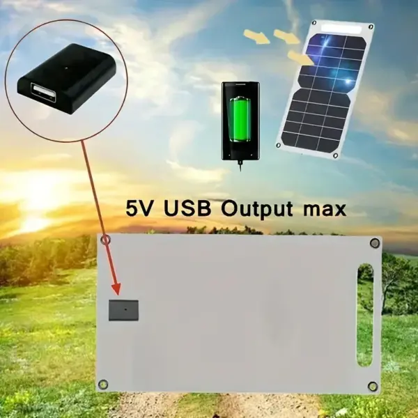 35W Portable Solar Panel for Outdoor Charging - Image 15