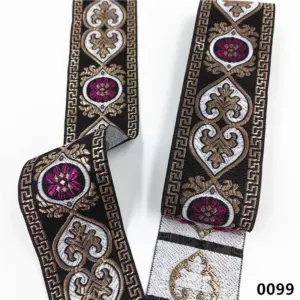 Vibrant 5cm Jacquard Ribbons - 7 Meters 104 S3718e9e4e845444b9ae07974cfae7ecbz