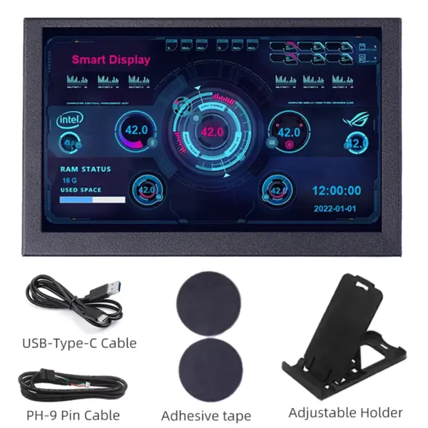 5 Inch USB Type-C IPS LCD Monitor 800x480 - Image 7