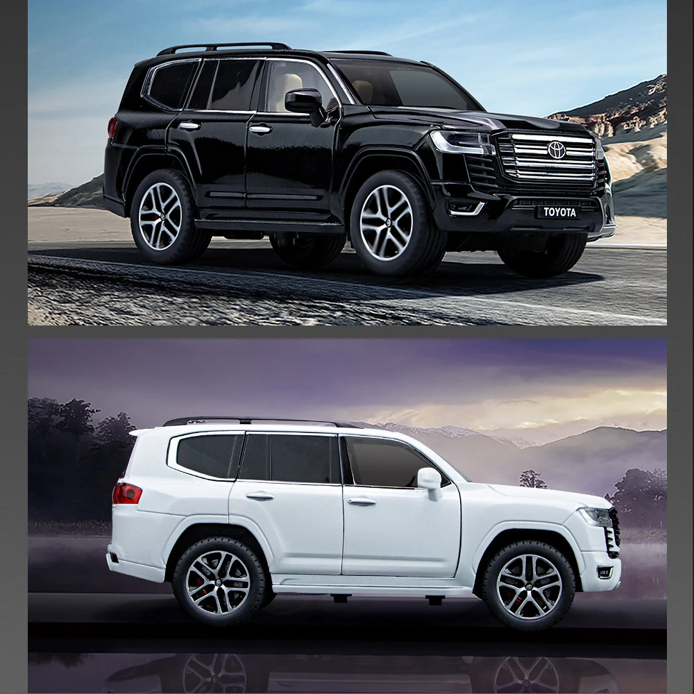 1:24 Toyota Land Cruiser Diecast Model Car 2 1:24 Toyota Land Cruiser Diecast Model Car - Image 2