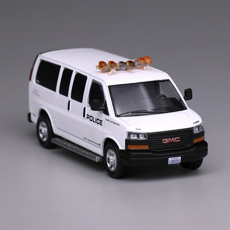 GMC Express Van Police Diecast Model 1:64 Scale 2 GMC Express Van Police Diecast Model 1:64 Scale - Image 2