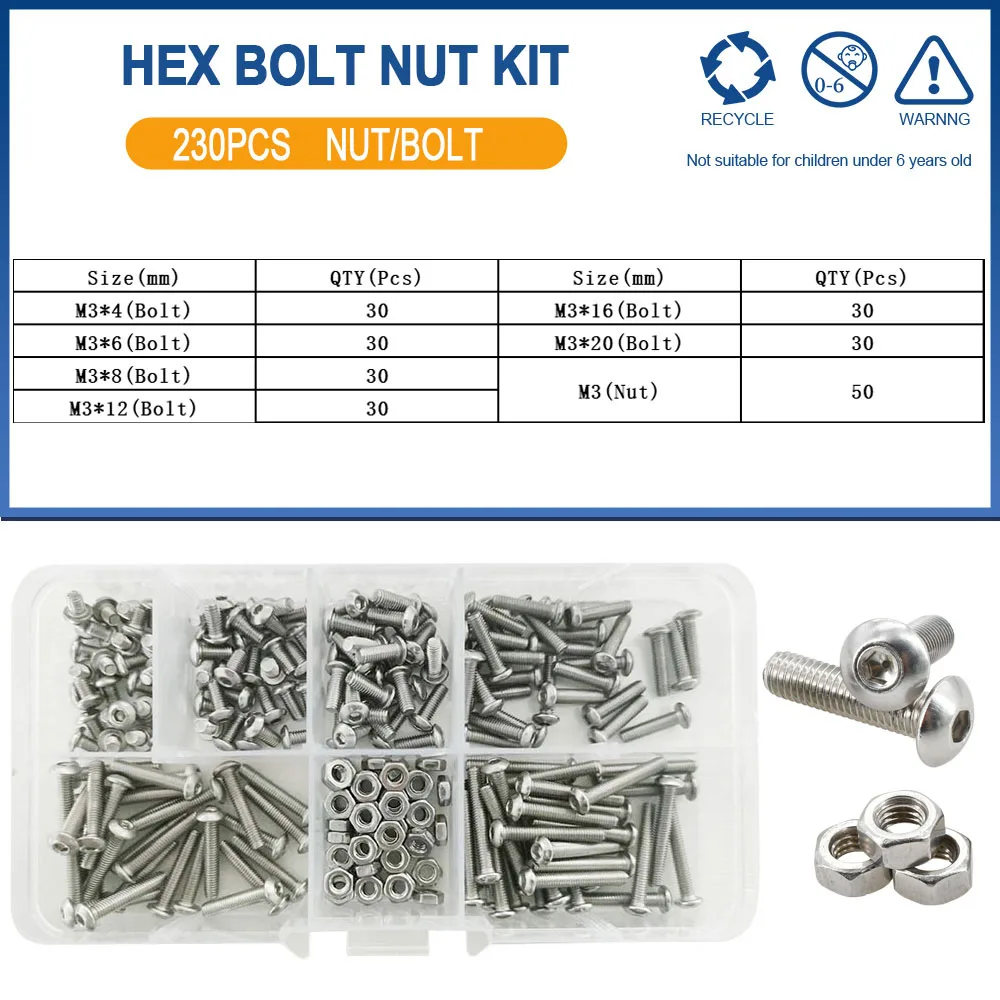 Allen Screw Bolt Kit for Motorcycle Assembly 7 Allen Screw Bolt Kit for Motorcycle Assembly - Image 7
