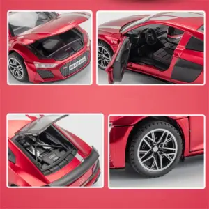 1:32 Audi R8 V10 Plus Diecast Model Car 12 S37e68c8385f04a9ea822cabe04df6568p