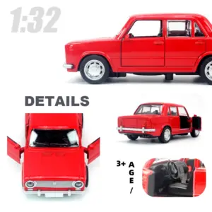 1:32 Scale Black LADA Vintage Car Model 10 S37e7627ed91f4298af343129e889e11cv 2
