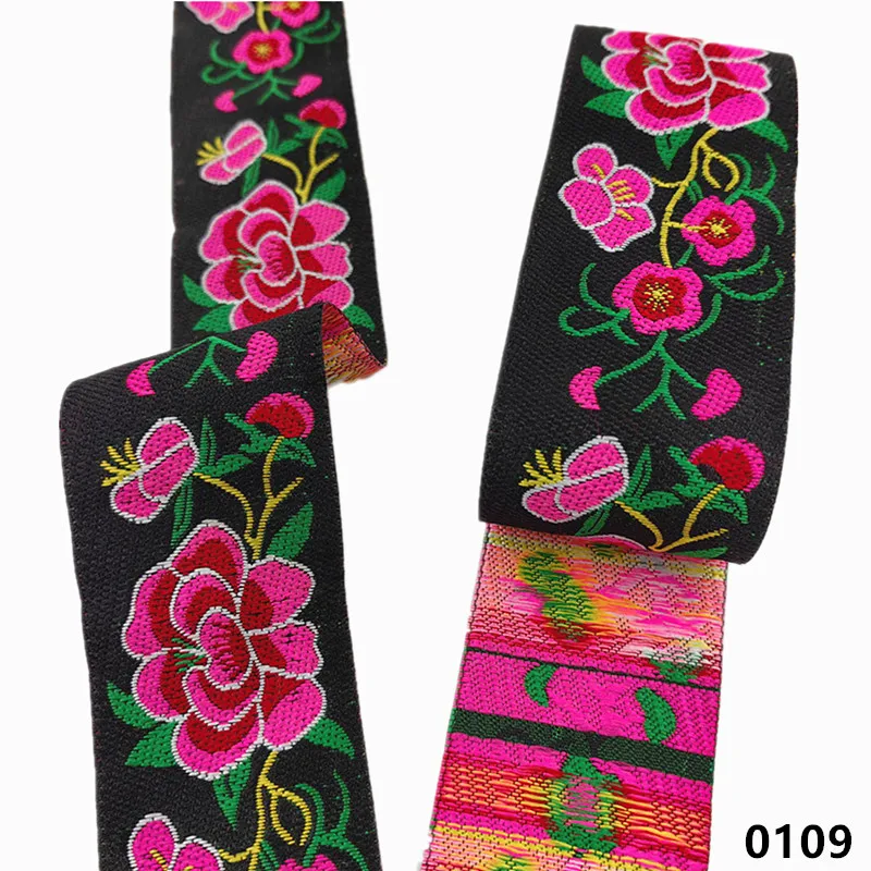 Vibrant 5cm Jacquard Ribbons - 7 Meters 29 Vibrant 5cm Jacquard Ribbons - 7 Meters - Image 29