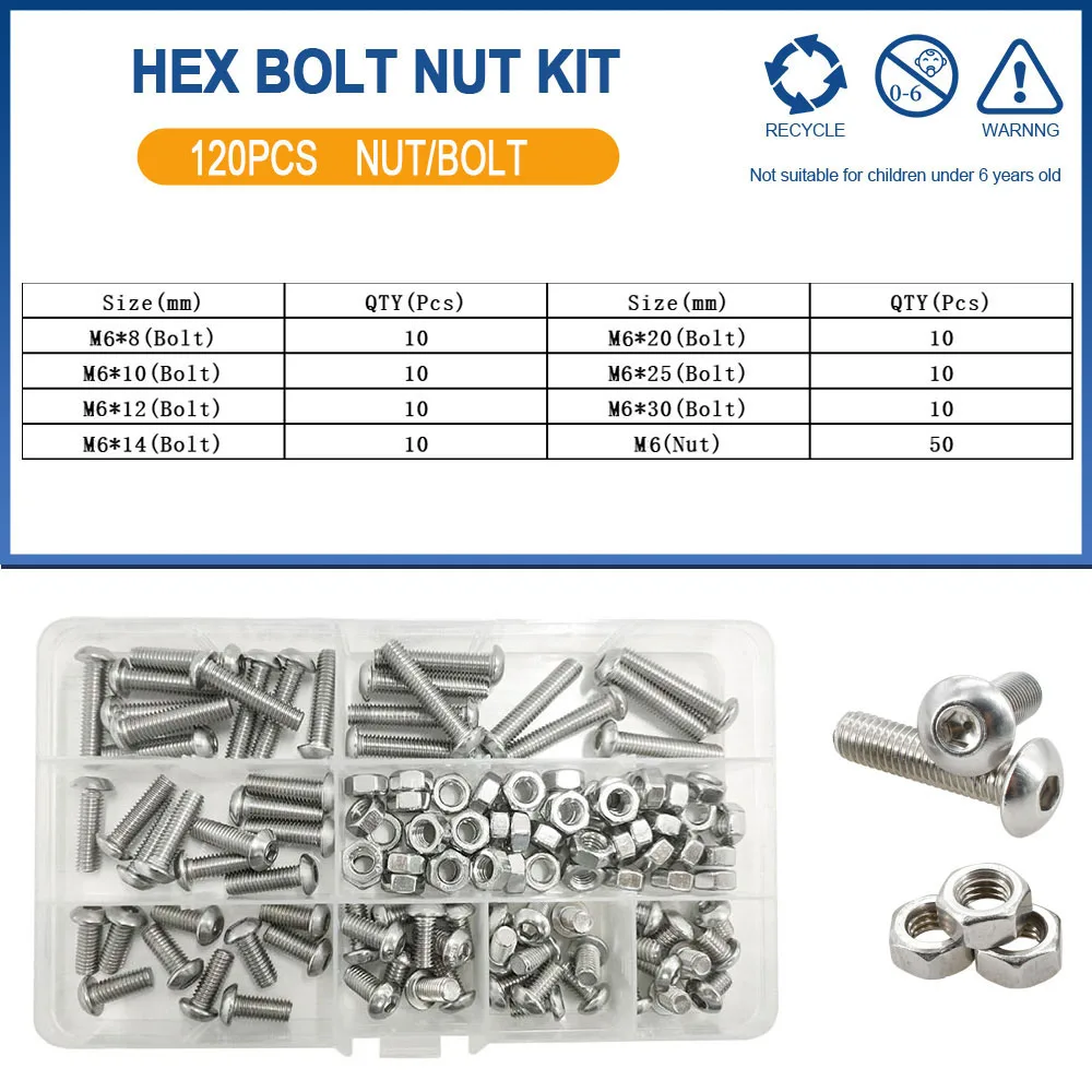 Allen Screw Bolt Kit for Motorcycle Assembly 10 Allen Screw Bolt Kit for Motorcycle Assembly - Image 10