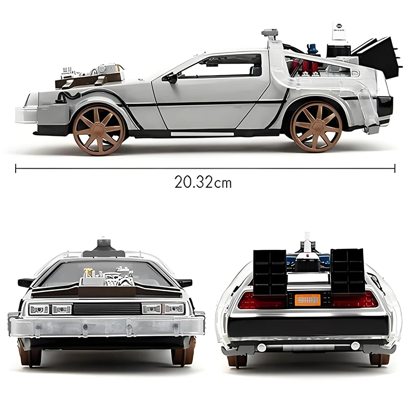 DeLorean DMC-12 1:24 Scale Diecast Model 3 DeLorean DMC-12 1:24 Scale Diecast Model - Image 3