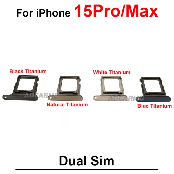 AOCARMO SIM Card Trays for iPhone 15 Pro Max - Image 2