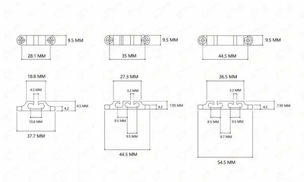 Bass Guitar String Retainer in Three Colors - Image 3