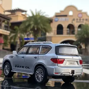 1:32 Diecast Nissan Patrol SUV Model Black 12 S39559465027d4431a89a64eb8b0ad665u