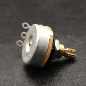 20 Pure Brass Shaft Guitar Potentiometers Set 10 S3a0791eb8d384cceb0031938aa831f8eJ
