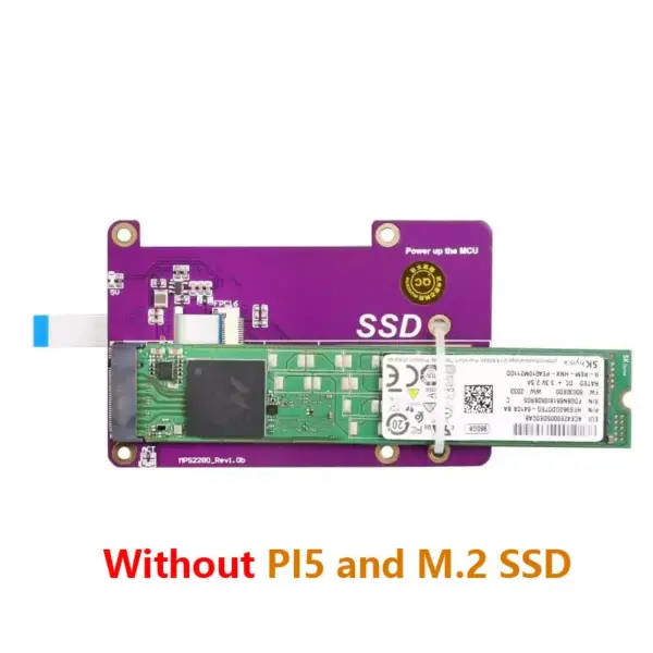 Raspberry Pi 5 PCIe to M.2 NVMe SSD Adapter - Image 5