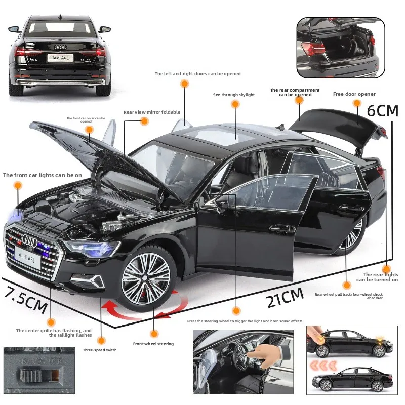 Audi A6L Quattro 1:24 Diecast Model Car 2 Audi A6L Quattro 1:24 Diecast Model Car - Image 2