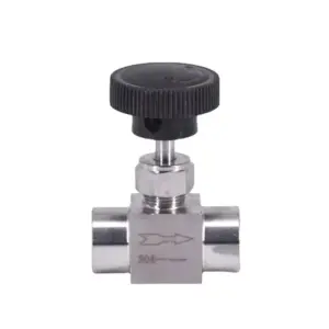 1/8" to 1/2" Stainless Steel Needle Valve 9 S3b4a28bdc70e45e09803bd62f36a7889W