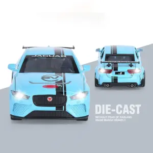 1:32 Scale Black Jaguar Sports Car Model 15 S3ba2de8b0f014f7199e531363de09abeU