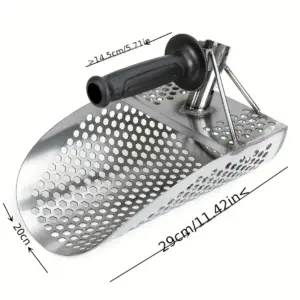 Stainless Steel Sand Scoop for Metal Detecting 10 S3c02a69b8781447b9018ef456b15768aw