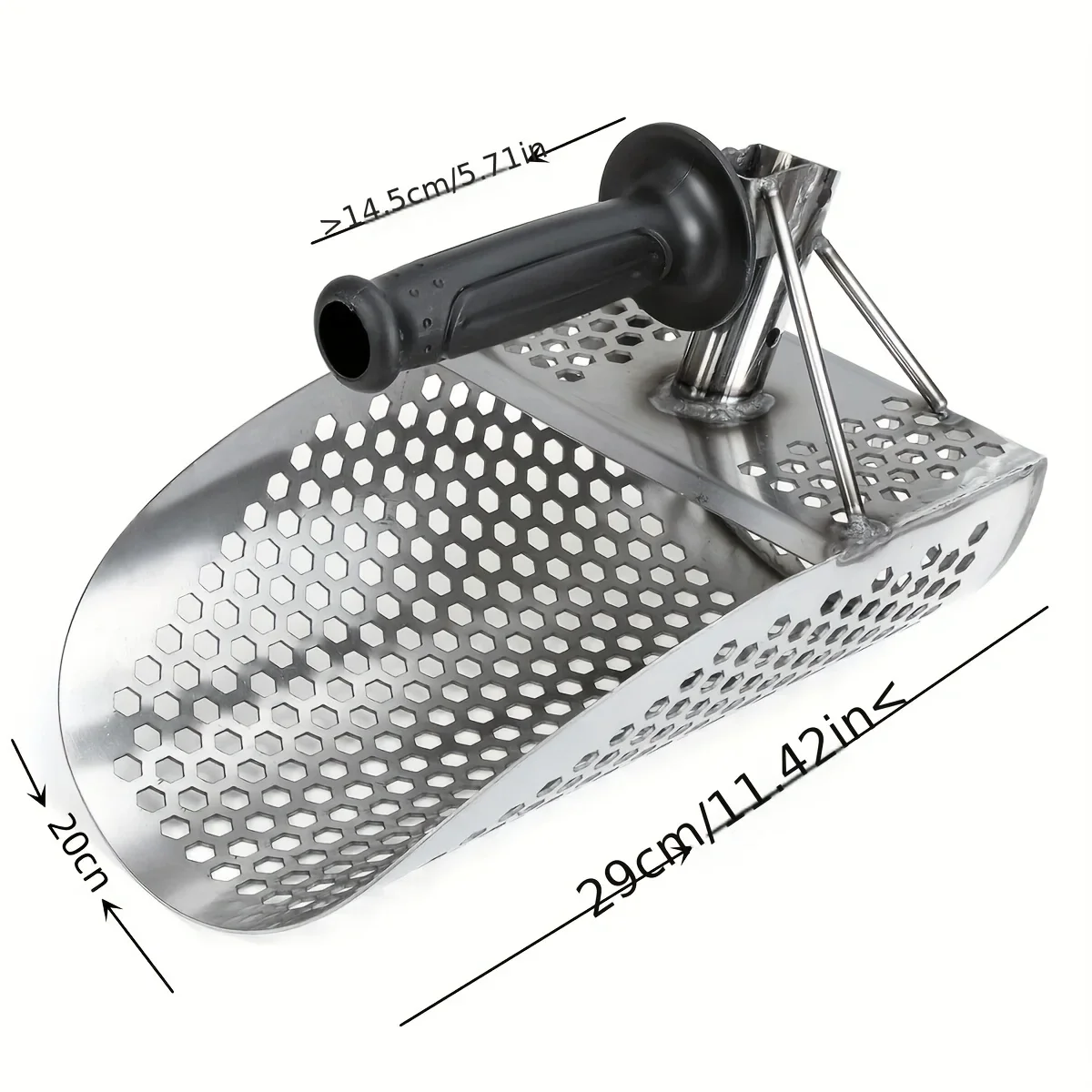 Stainless Steel Sand Scoop for Metal Detecting 3 Stainless Steel Sand Scoop for Metal Detecting - Image 3